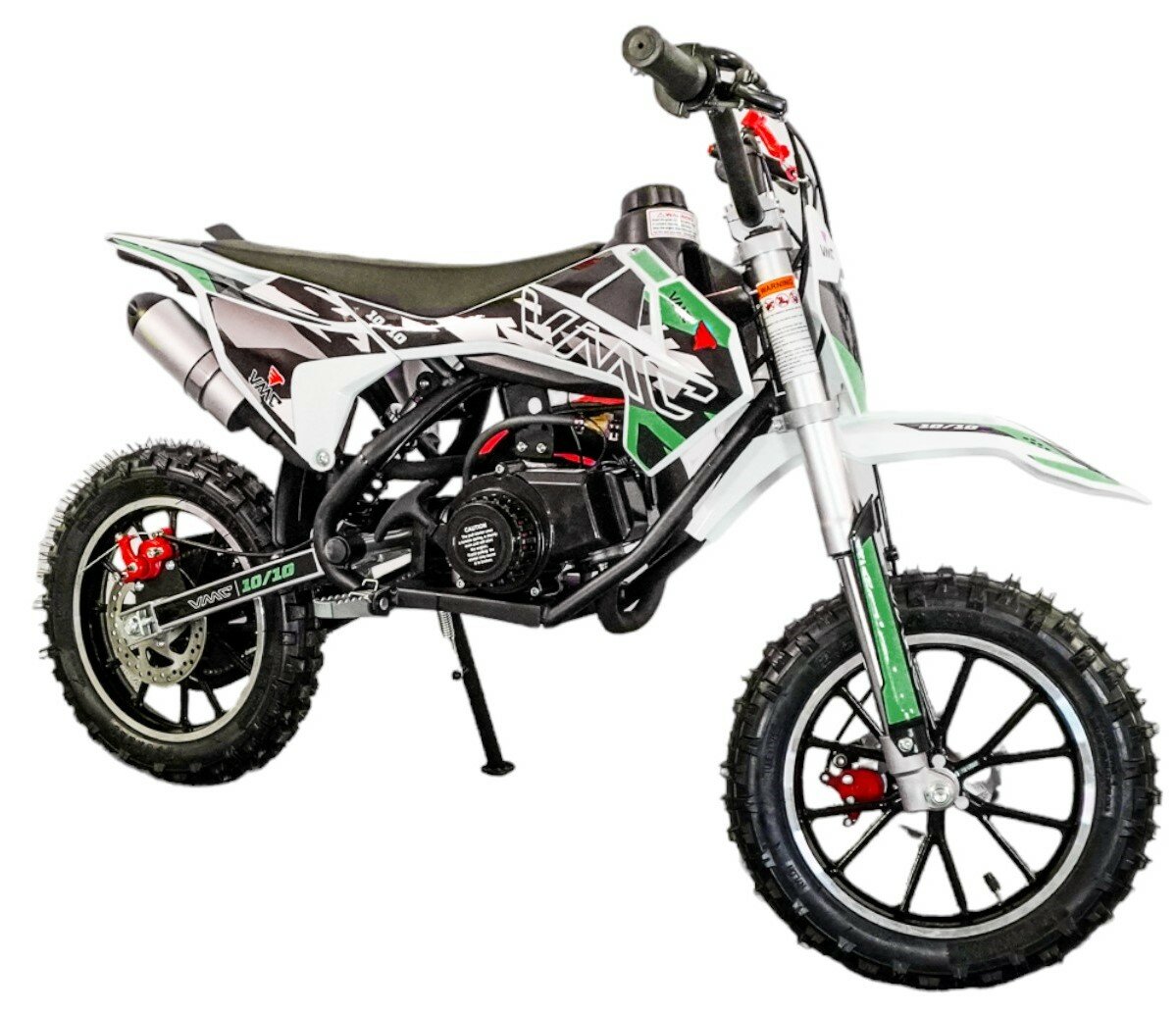 Питбайк Vento (Венто) VMC PITBAIKE 10"/10" (49cc) двигатель 2T зеленый