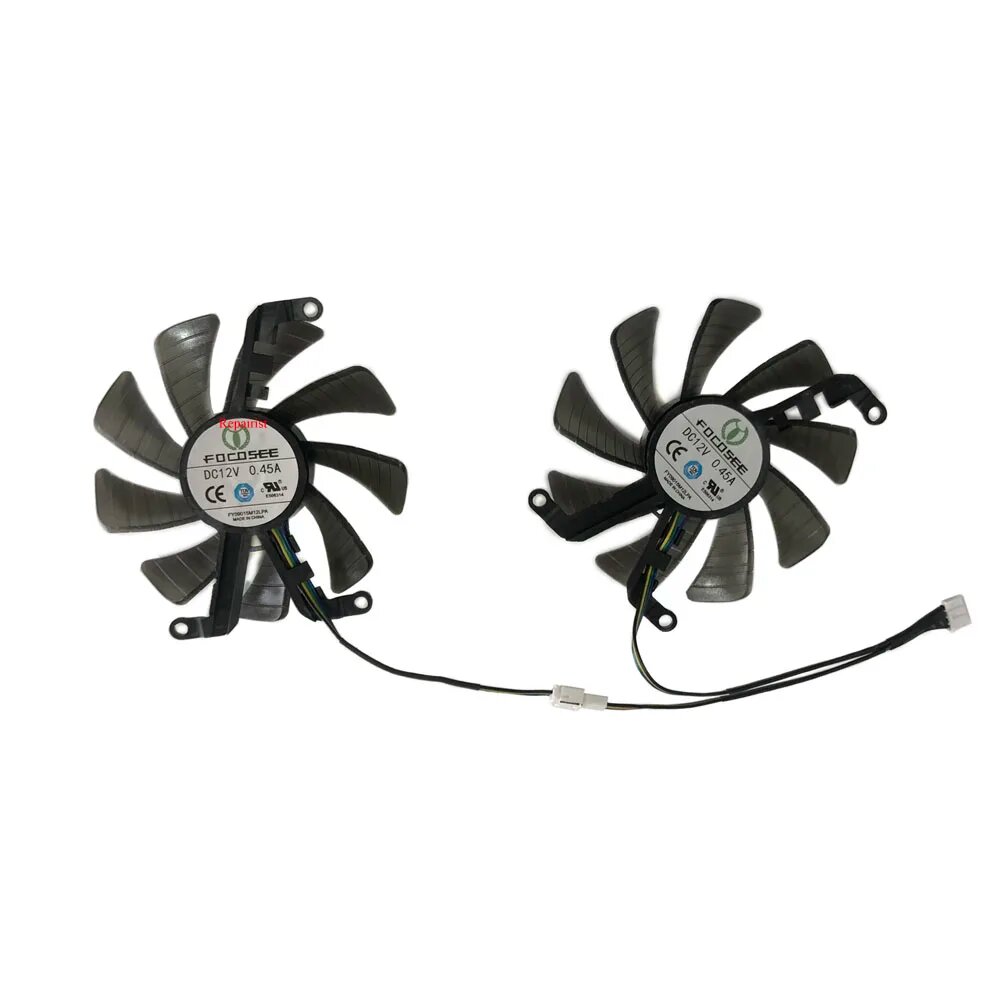 Вентилятор для видеокарты Palit GeForce RTX 3060 Ti Dual OC, 1 Plug FY09015M12LPA