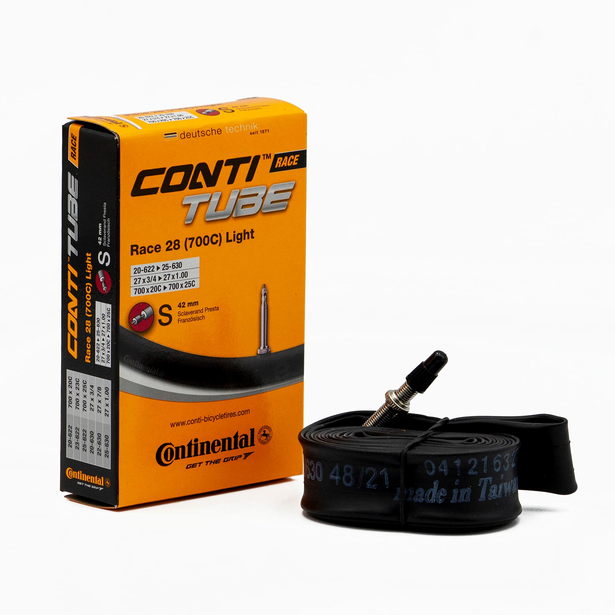 Камера. 28"/700x20-25 спорт 42мм 02-0181821 700x20/25 Race 28 Light CONTINENTAL