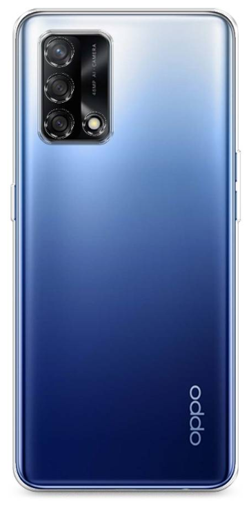 Чехол силиконовый для OPPO A74 (4G)/F19, прозрачный